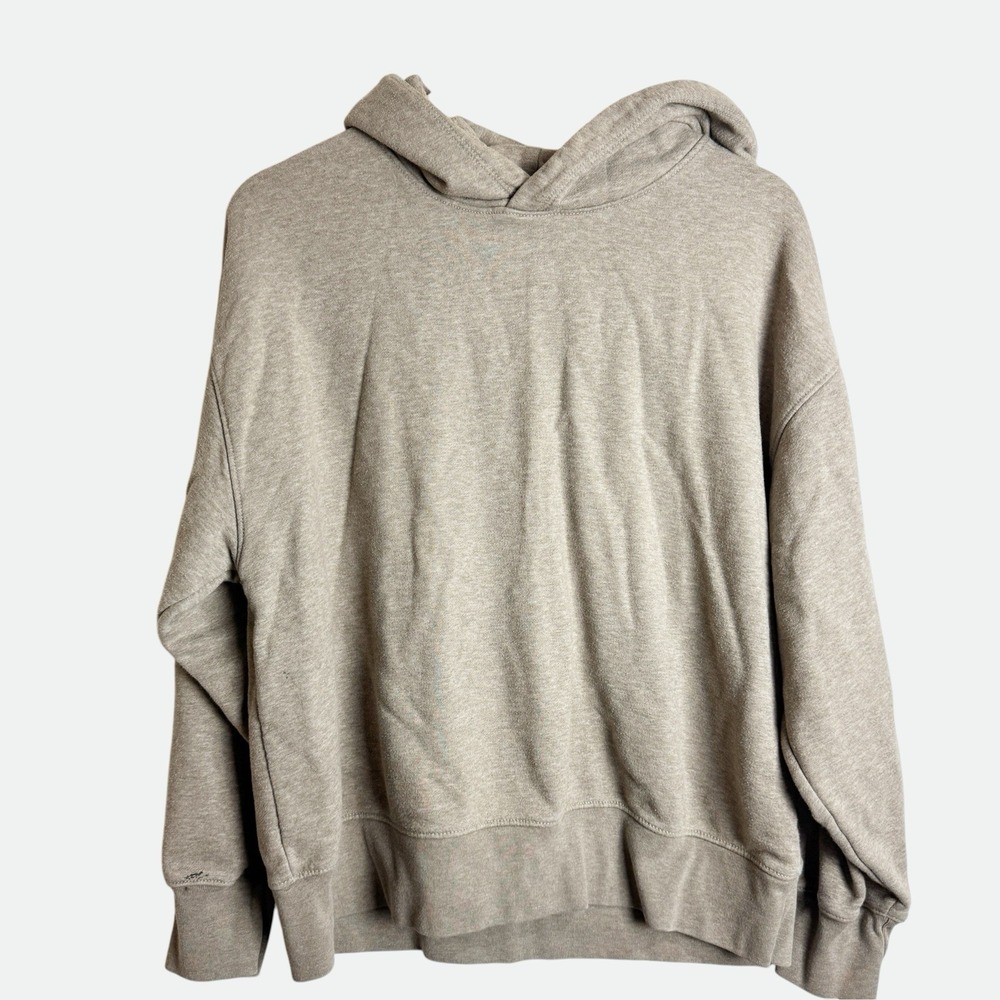 American Eagle Women Small Taupe Pullover Hoodie Minimalist Gorpcore Athletic